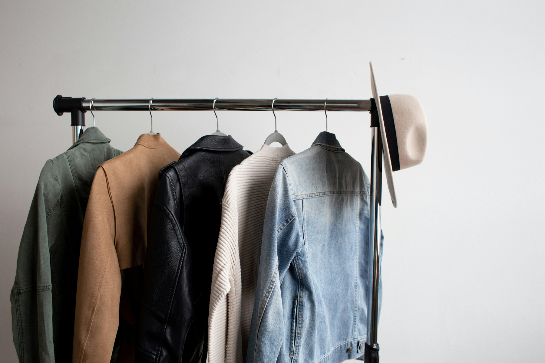 Jacke mit Klettverschluss im Detail